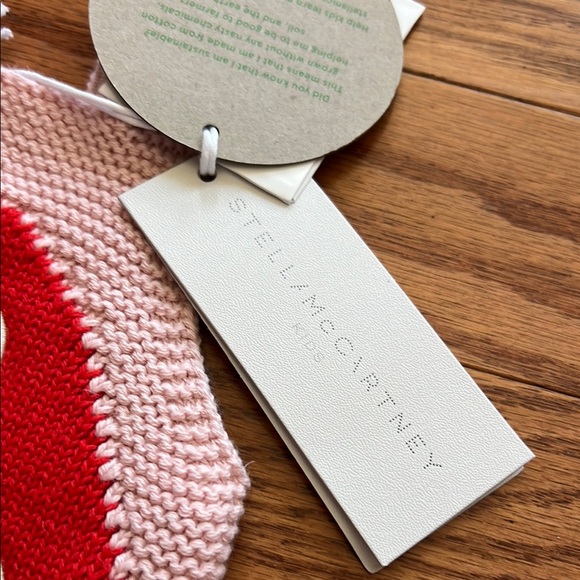 Stella McCartney Kids Pink Mushroom Knit Romper NWT 12mth - Picture 2 of 4